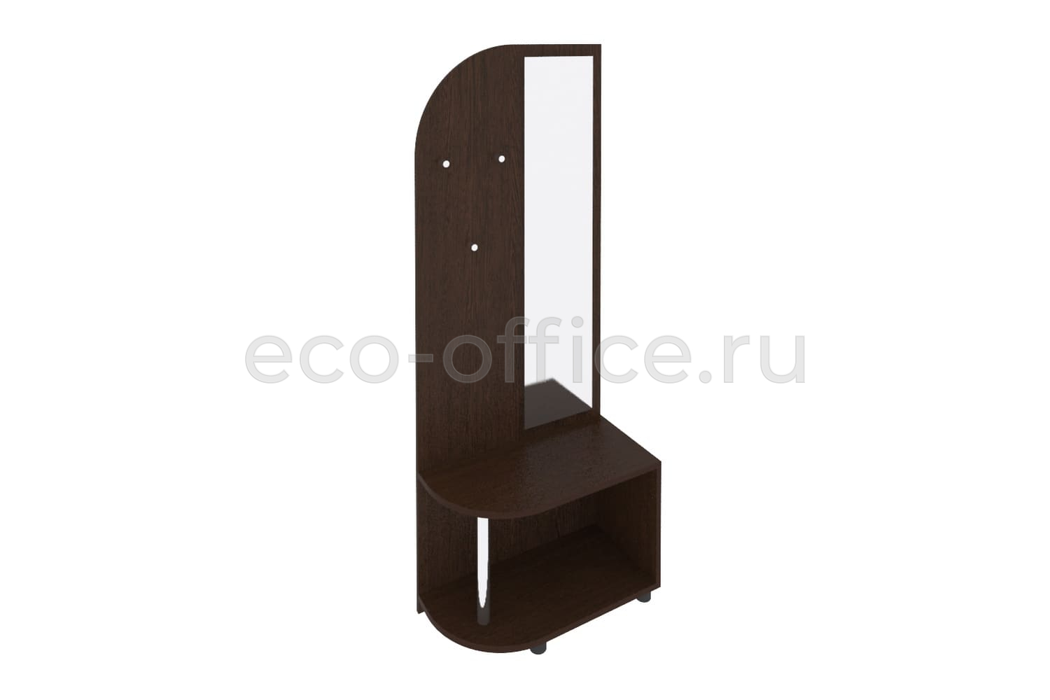 Вешалка с багажницей и зеркалом LIGHT С-ВБЗ-80 Венге Цаво  стоимость