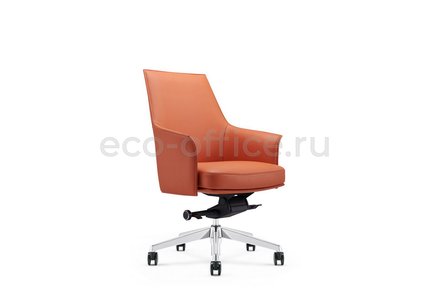 Кресло руководителя RV Design ROSSO-M B1918 Оранжевая кожа купить в Санкт-Петербурге