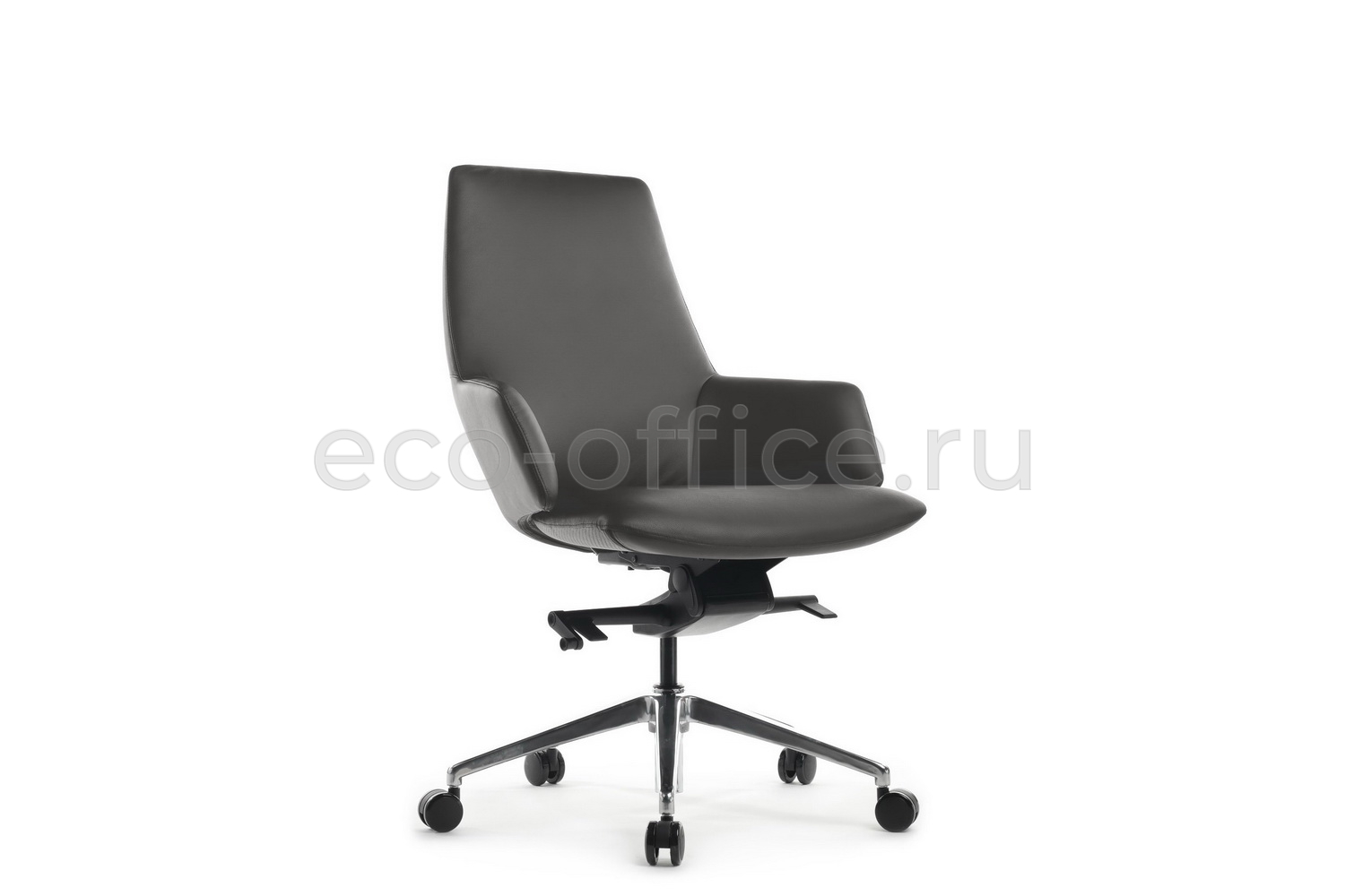 Кресло руководителя RV Design SPELL-M B1719 Антрацит кожа купить в Санкт-Петербурге