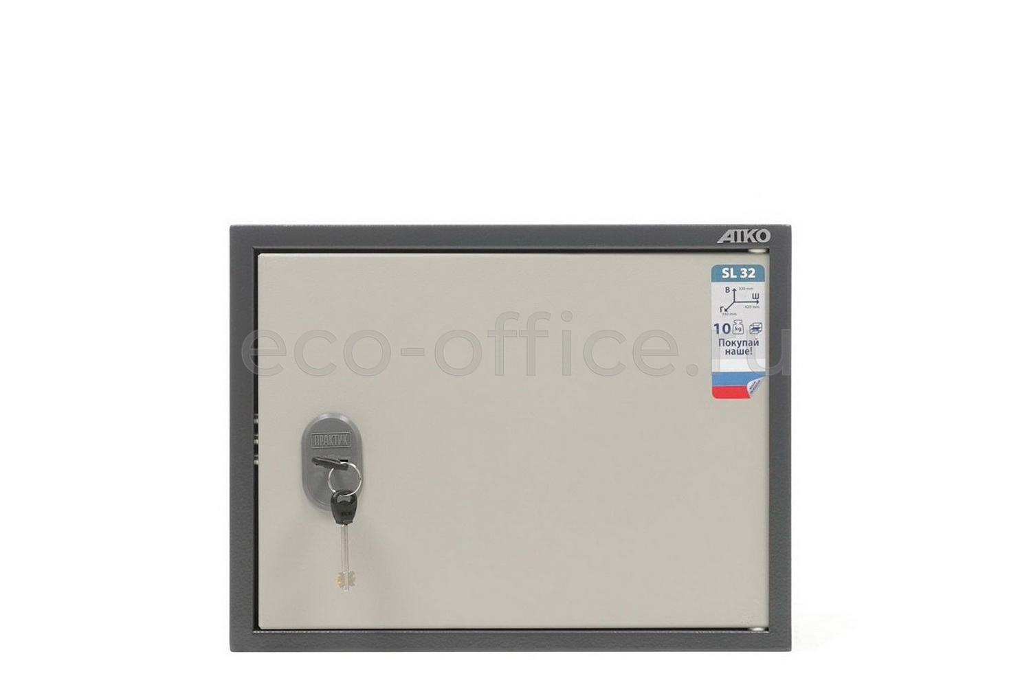 Шкаф бухгалтерский AIKO SL-32 Графит (RAL 7024) / Светло-серый (RAL 7038)  стоимость