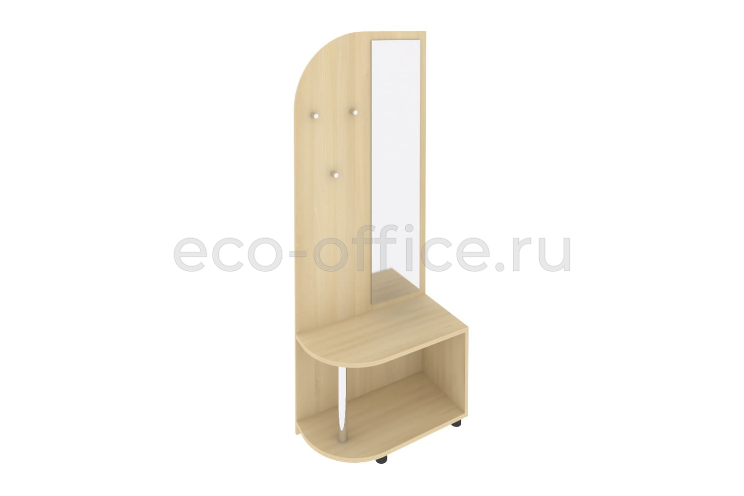 Вешалка с багажницей и зеркалом LIGHT С-ВБЗ-80 Акация Лорка  стоимость