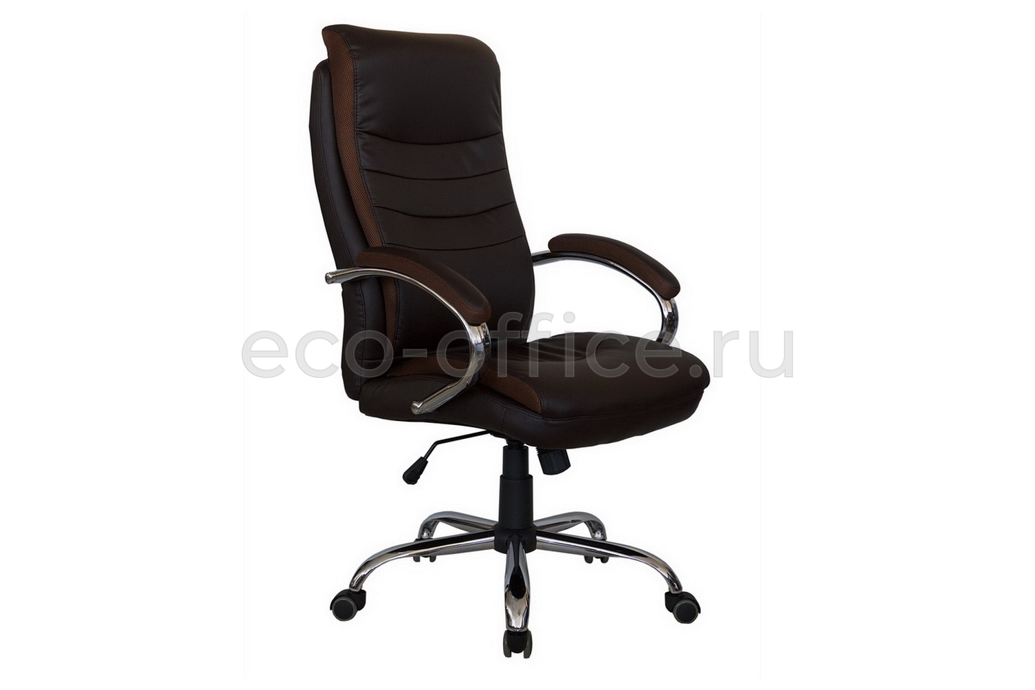 Кресло руководителя RV Chair HOOP 9131 Коричневая экокожа купить в Санкт-Петербурге