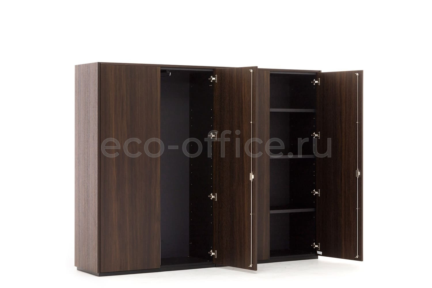 Шкаф для бумаг с гардеробом H.156 COTTO L.204 H.158 Жженый Дуб  купить в Санкт-Петербурге