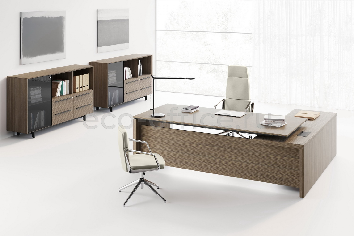 Кабинет руководителя E.O.S. Modern Walnut (Cod.13) купить в Санкт-Петербурге