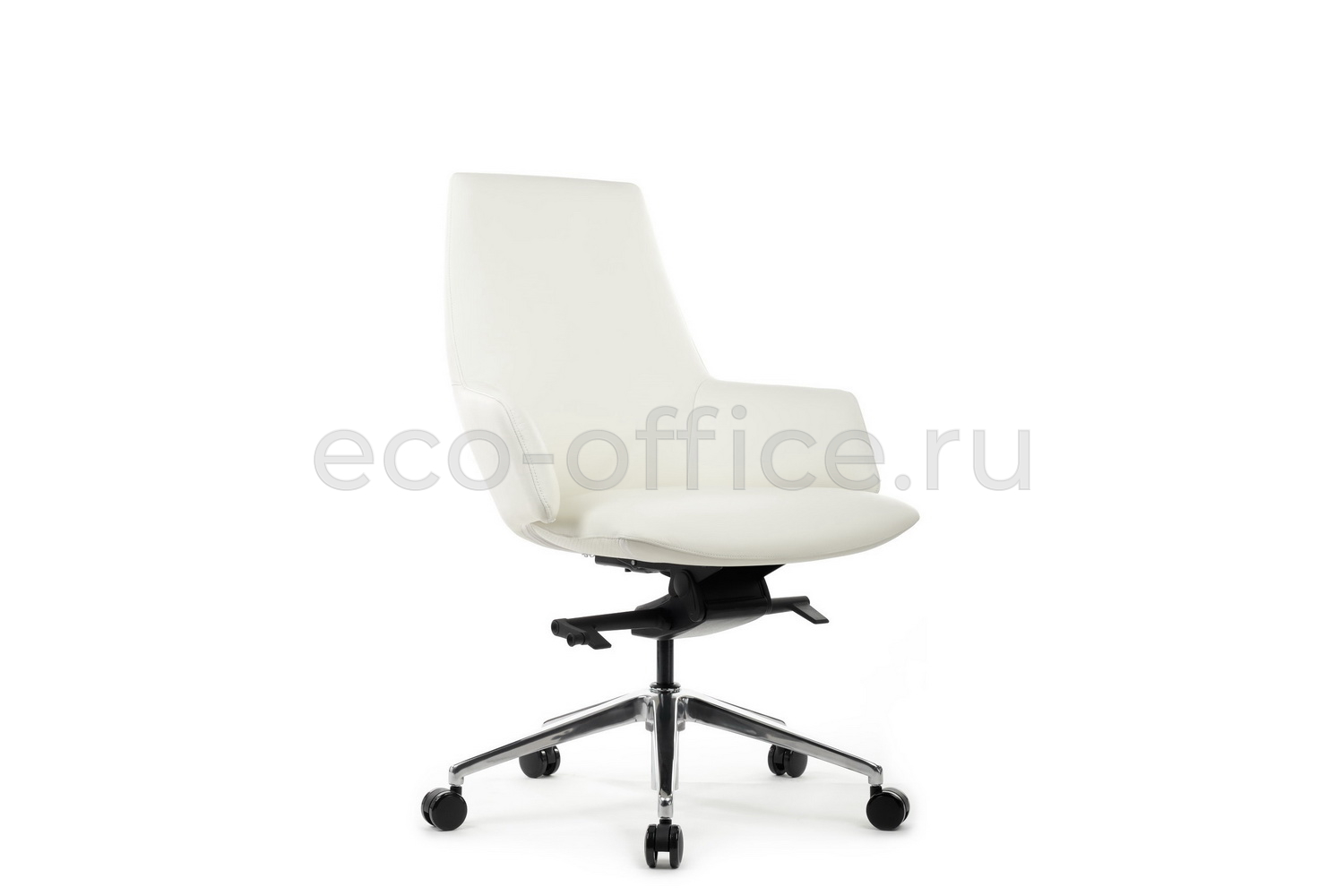 Кресло руководителя RV Design SPELL-M B1719 Белая кожа купить в Санкт-Петербурге