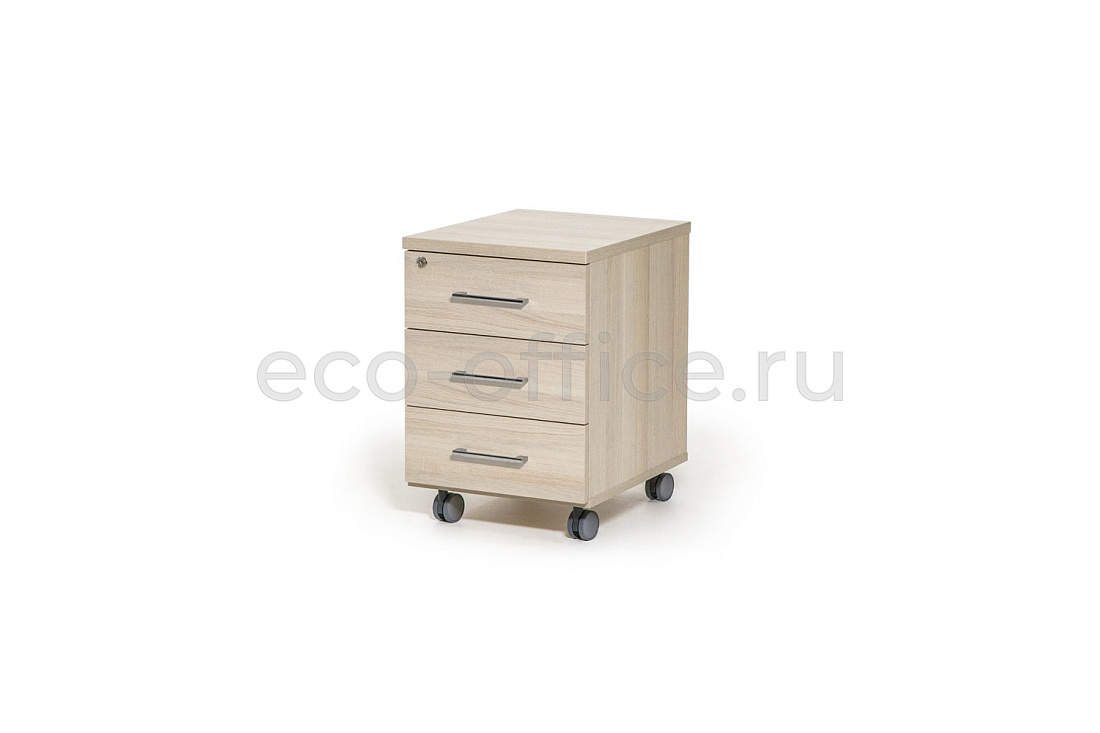 Тумба подкатная 3 ящика FE/RO 72T002 DYDY Дуб Светлый купить в Санкт-Петербурге