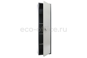 Шкаф бухгалтерский AIKO SL-185 Графит (RAL 7024) / Светло-серый (RAL 7038) фото