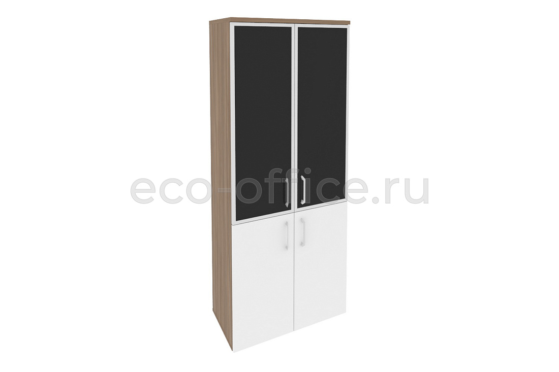 Шкаф высокий широкий ONIX O.ST-1.2 R black Дуб Аризона / Белый Бриллиант купить в Санкт-Петербурге