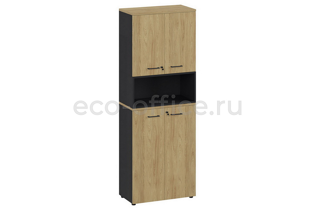 Шкаф высокий составной FLEX 221 hinged/open 156Z 15 156Z.34 Гикори купить в Санкт-Петербурге