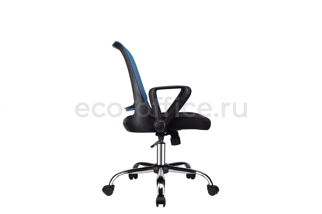Кресло офисное RV Design W-158 Чёрный пластик / Синяя сетка стоимость