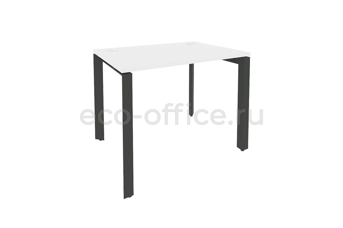 Стол рабочий на П-образном м/к ONIX O.MP-SP-1.7 Белый Бриллиант / Антрацит металл  купить в Санкт-Петербурге