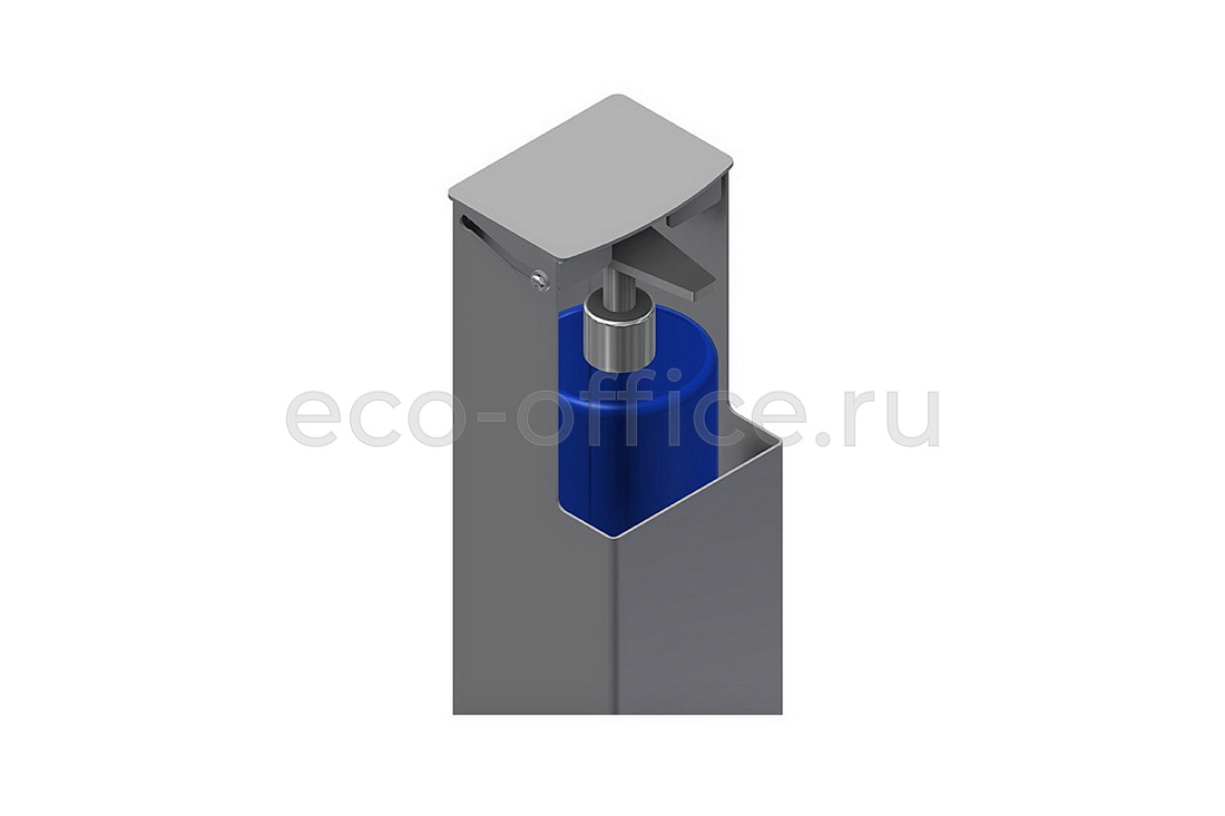 Ножной диспенсер для дезинфицирующих средств ECO-DIS Серый RAL 9006  стоимость