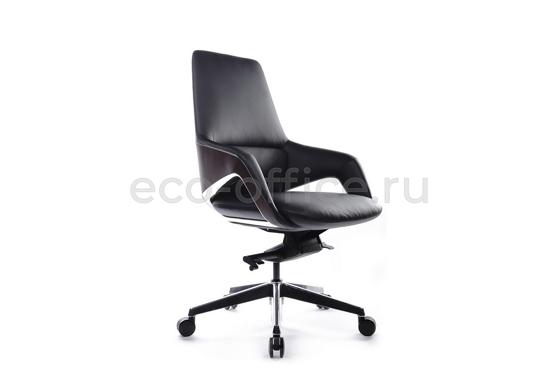 Кресло руководителя RV Design AURA-M FK005-B Чёрная кожа купить в Санкт-Петербурге