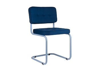 купить конференц-кресло eco-chair colombo comfort clm-05 синий велюр / синий пудровый металл #REGION_NAME_DECLINE#