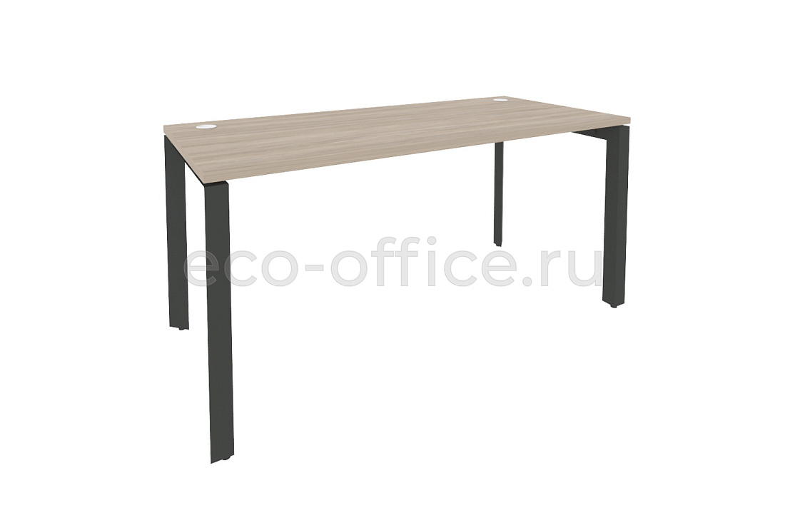 Стол рабочий на П-образном м/к ONIX O.MP-SP-4.7 Дуб Аттик / Антрацит металл  купить в Санкт-Петербурге