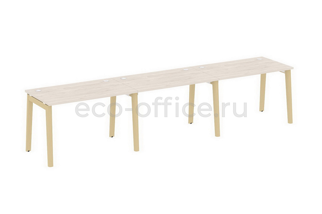 Рабочая станция на 3 рабочих места ONIX WOOD OW.RS-3.2.7 Денвер Светлый / Дуб Светлый  стоимость