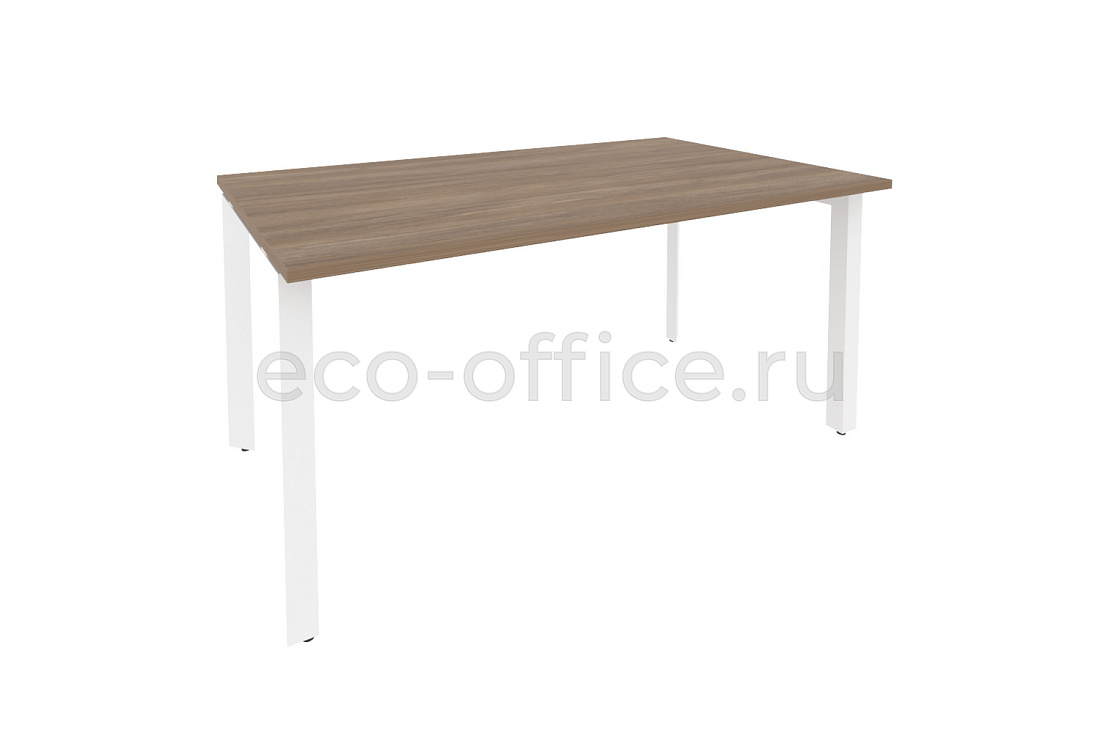 Стол переговорный (1 столешница) ONIX O.MP-PRG-1.4 Дуб Аризона / Белый металл  купить в Санкт-Петербурге
