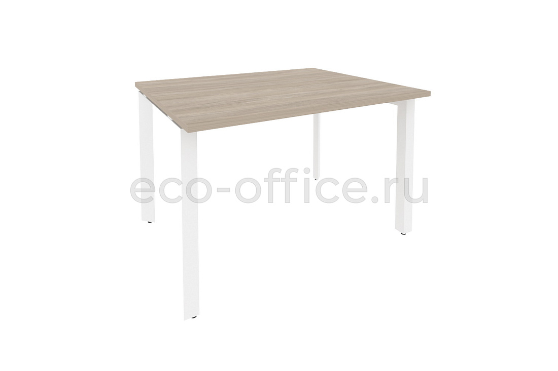 Стол переговорный (1 столешница) ONIX O.MP-PRG-1.2 Дуб Аттик / Белый металл  купить в Санкт-Петербурге