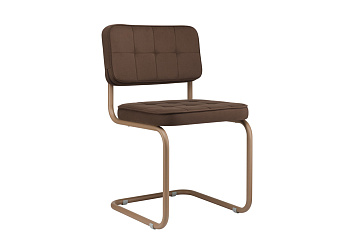 купить конференц-кресло eco-chair colombo comfort clm-05 коричневый велюр / капучино металл #REGION_NAME_DECLINE#