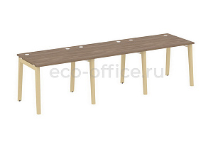 Рабочая станция на 3 рабочих места ONIX WOOD OW.RS-3.1.8 Дуб Аризона / Дуб Светлый фото