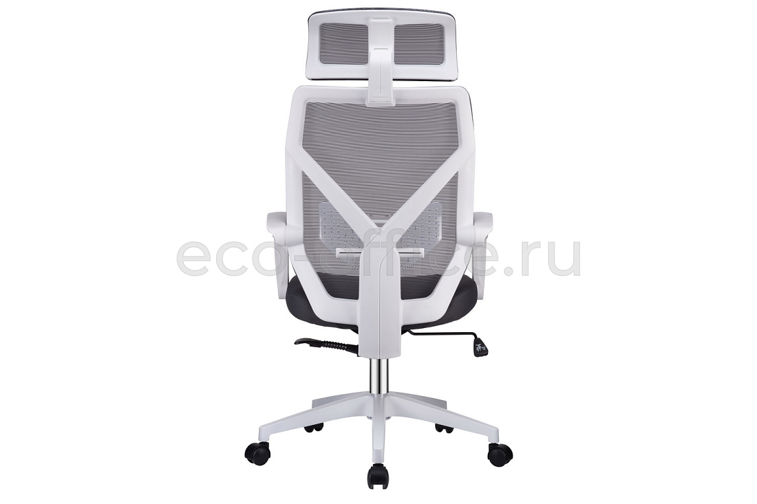 Кресло RV Chair OLIVER W-203 AC Белый пластик / Серая ткань стоимость