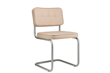 купить конференц-кресло eco-chair colombo comfort clm-05 бежевый велюр / серый металл #REGION_NAME_DECLINE#
