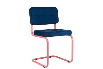 купить конференц-кресло eco-chair colombo comfort clm-05 синий велюр / винтажная роза металл #REGION_NAME_DECLINE#