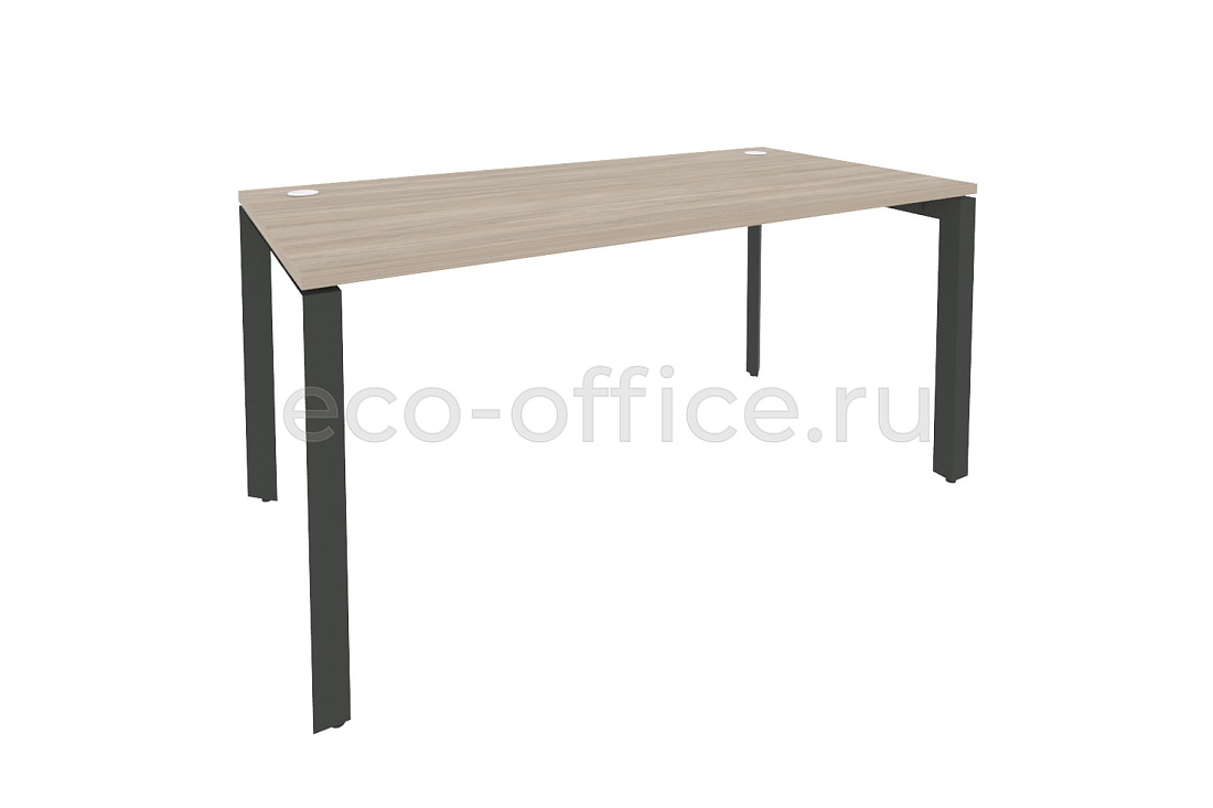 Стол рабочий на П-образном м/к ONIX O.MP-SP-4.8 Дуб Аттик / Антрацит металл  купить в Санкт-Петербурге