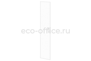 Дверь высокая стеклянная левая YALTA LT.S-1 R (L) white Белое стекло фото