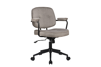 Кресло ECO-CHAIR CHESTER W-221T Серый велюр купить в Санкт-Петербурге