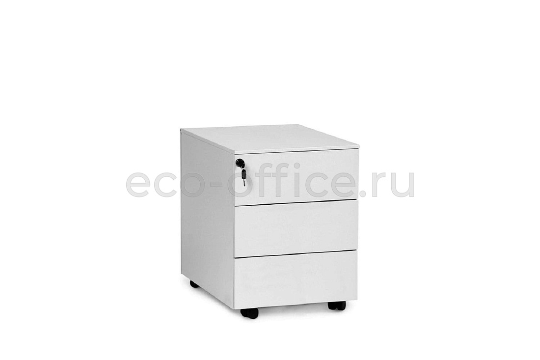 Тумба мобильная 3 ящика UNI CP3 BI / 5133335901 Белый купить в Санкт-Петербурге