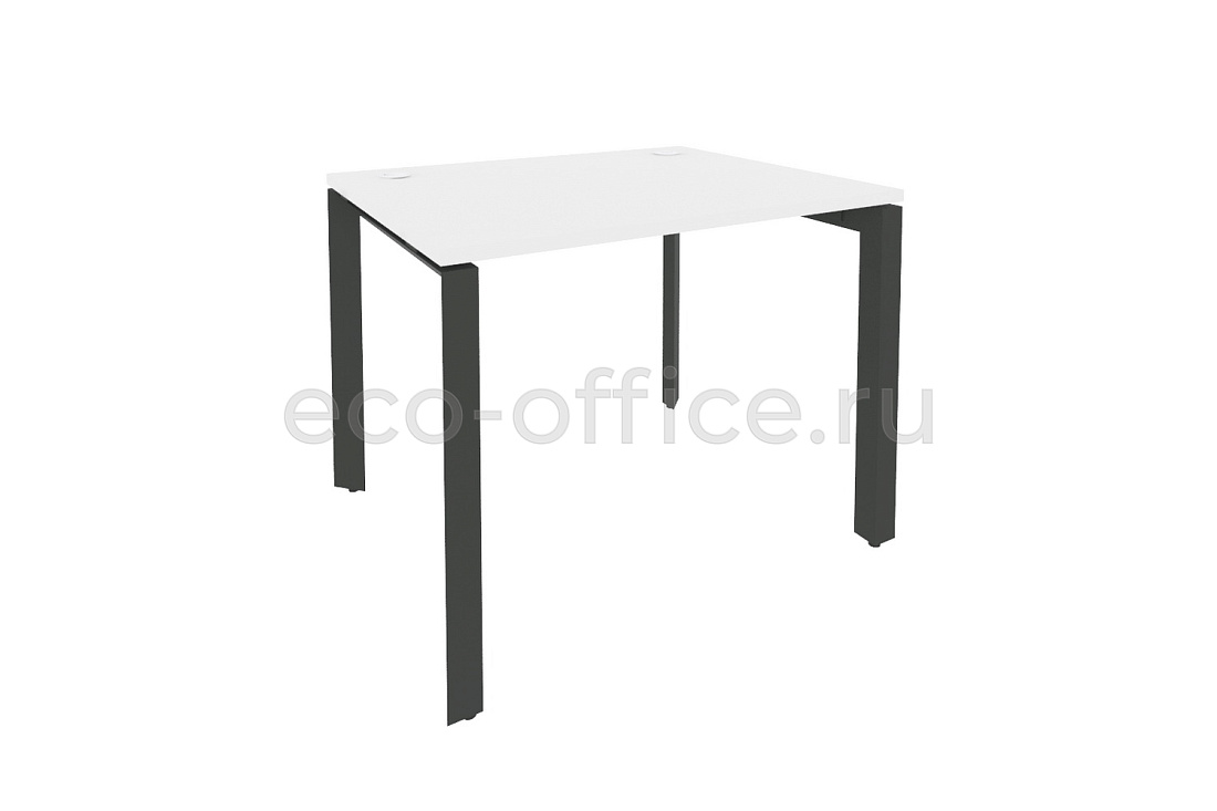 Стол рабочий на П-образном м/к ONIX O.MP-SP-1.8 Белый Бриллиант / Антрацит металл  купить в Санкт-Петербурге