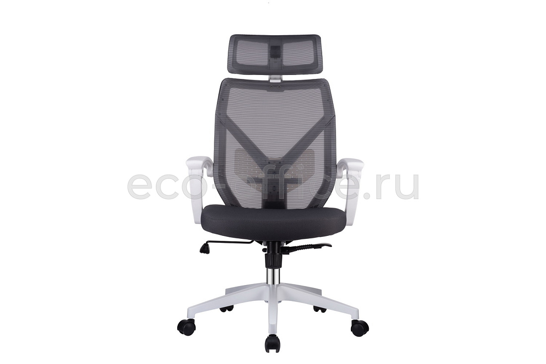 Кресло RV Chair OLIVER W-203 AC Белый пластик / Серая ткань стоимость