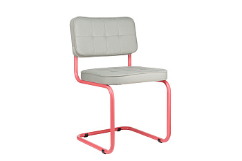купить конференц-кресло eco-chair colombo comfort clm-05 серый велюр / винтажная роза металл #REGION_NAME_DECLINE#