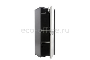Шкаф бухгалтерский AIKO SL-125T EL Графит (RAL 7024) / Светло-серый (RAL 7038) фото