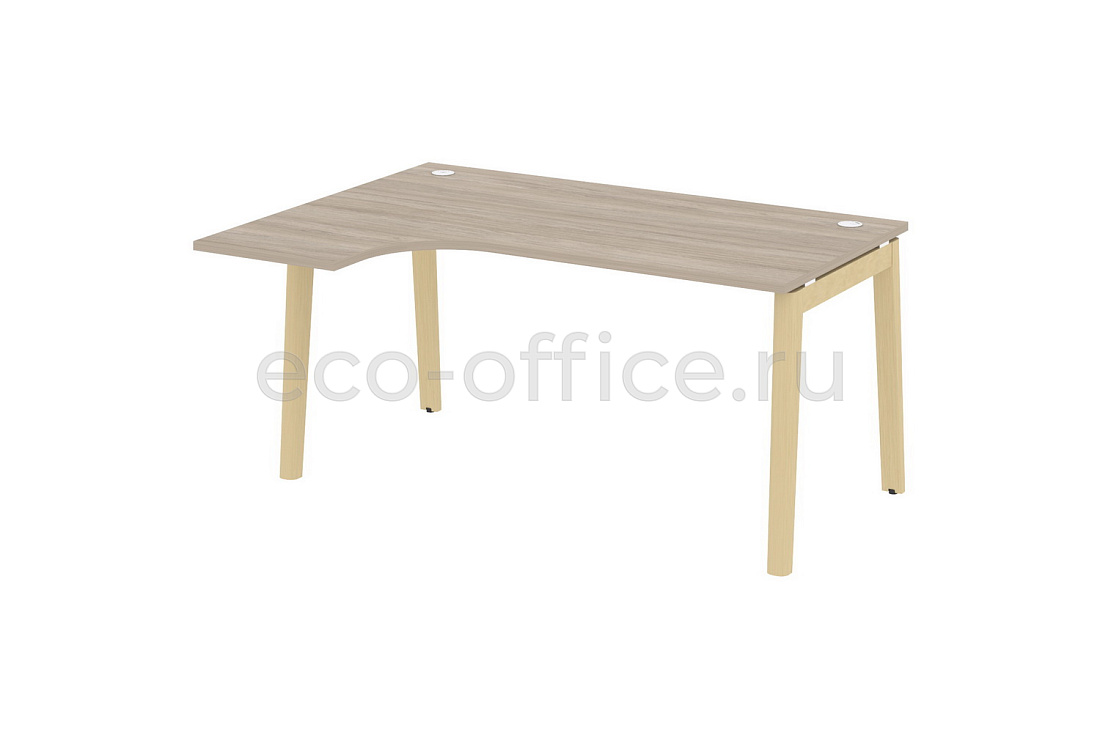 Стол эргономичный левый ONIX WOOD OW.SA-4 (L) Дуб Аттик / Дуб Светлый  стоимость