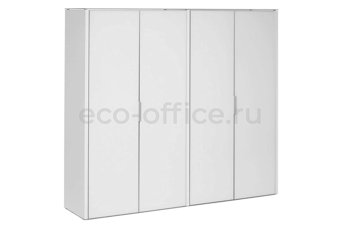 Шкаф для бумаг 4 двери GALA LIB4/980 +2*LIBW/980 WHITE crvGLASS купить в Санкт-Петербурге
