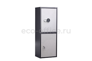 Шкаф бухгалтерский AIKO SL-125/2T EL Графит (RAL 7024) / Светло-серый (RAL 7038) купить в Санкт-Петербурге