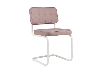 купить конференц-кресло eco-chair colombo comfort clm-05 розовый велюр / белый металл #REGION_NAME_DECLINE#