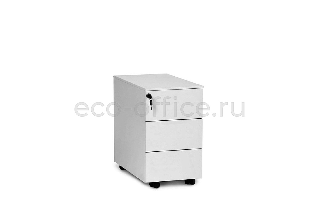 Тумба мобильная 3 ящика узкая UNI СSP3 BI / 5133764901 CS3 BI / 5133359901Белый купить в Санкт-Петербурге