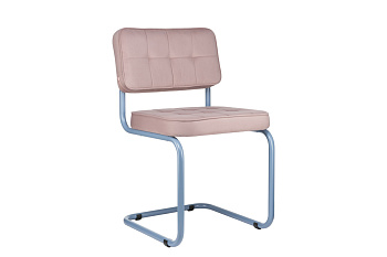 купить конференц-кресло eco-chair colombo comfort clm-05 розовый велюр / синий пудровый металл #REGION_NAME_DECLINE#