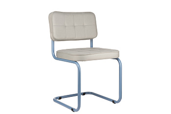 купить конференц-кресло eco-chair colombo comfort clm-05 серый велюр / синий пудровый металл #REGION_NAME_DECLINE#