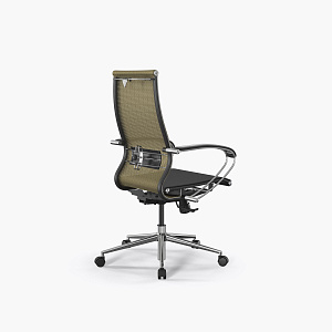 Кресло офисное ErgoLife Set 9/подл.131/осн.Synchro 052 (Золотой ротанг-Черный 203.16.1.403) фото