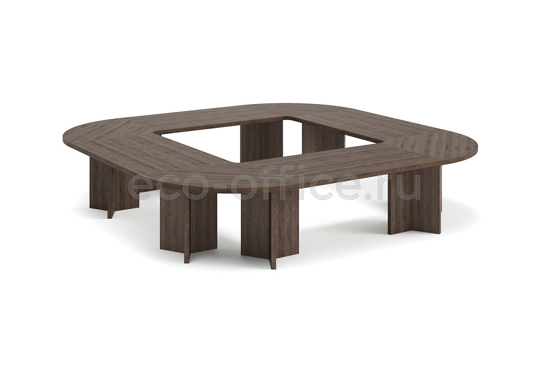 Стол переговоров LAVA Conference table 360x360 Табак купить в Санкт-Петербурге