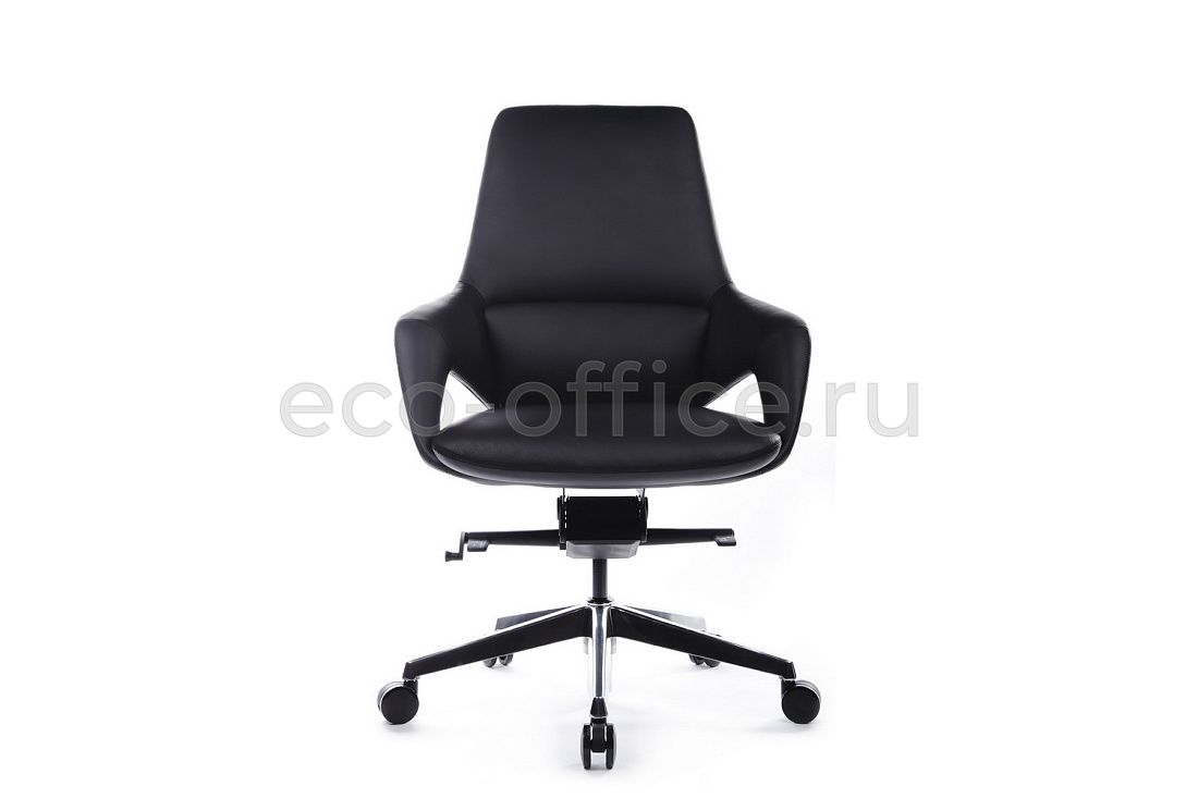 Кресло руководителя RV Design AURA-M FK005-B Чёрная кожа  стоимость