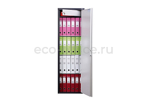 Шкаф бухгалтерский AIKO SL-150T EL Графит (RAL 7024) / Светло-серый (RAL 7038) фото