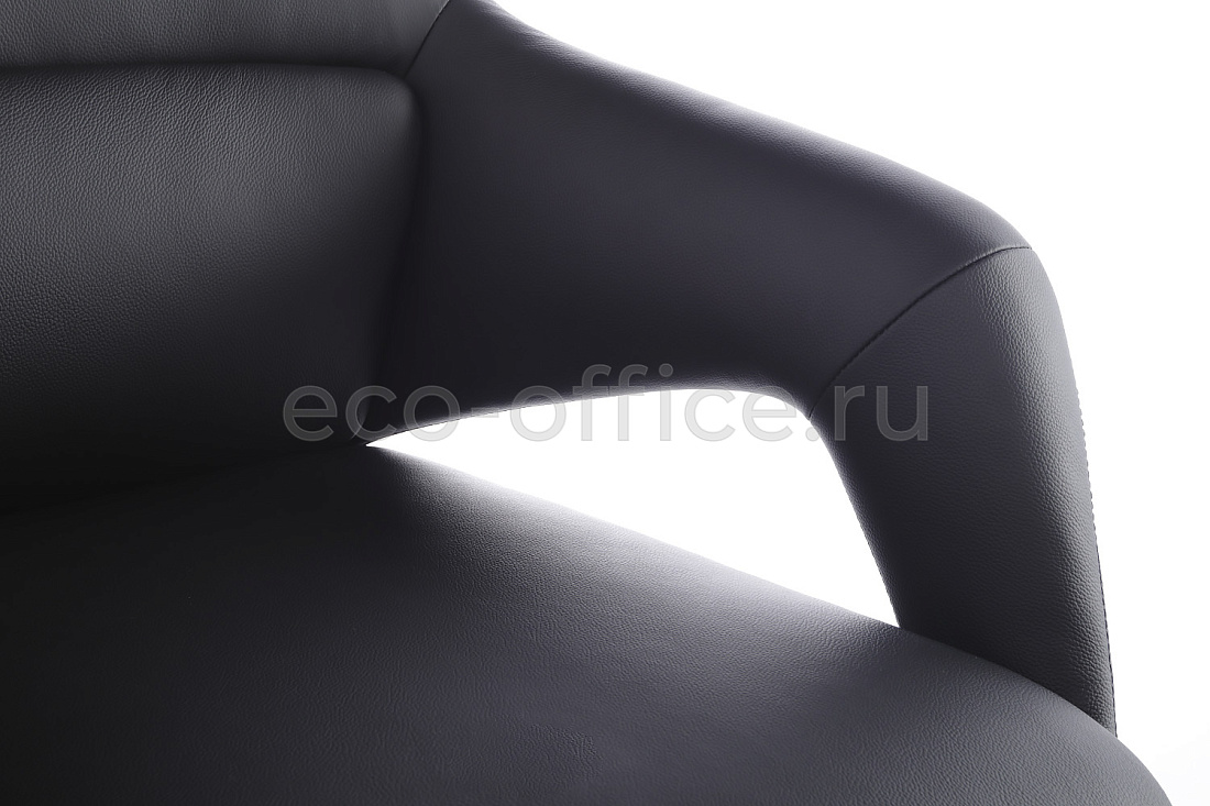 Кресло руководителя RV Design AURA-M FK005-B Чёрная кожа  стоимость