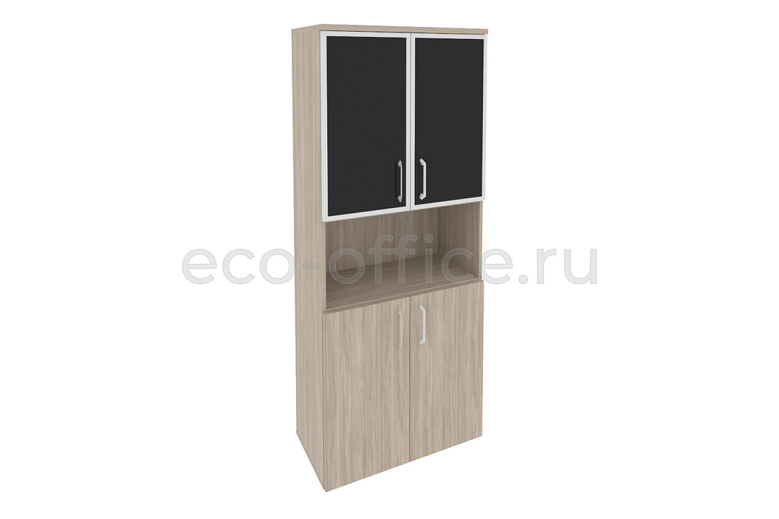 Шкаф высокий широкий ONIX O.ST-1.4 R black Дуб Аттик купить в Санкт-Петербурге