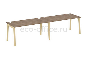 Рабочая станция на 2 рабочих места ONIX WOOD OW.RS-2.4.8 Дуб Аризона / Дуб Светлый фото