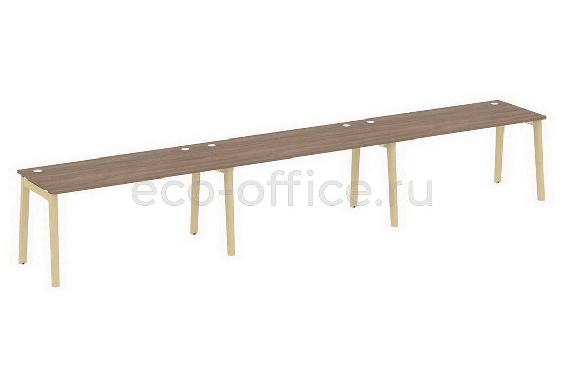 Рабочая станция на 3 рабочих места ONIX WOOD OW.RS-3.4.7 Дуб Аризона / Дуб Светлый  стоимость